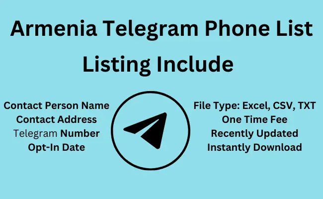 Armenia telegram phone list