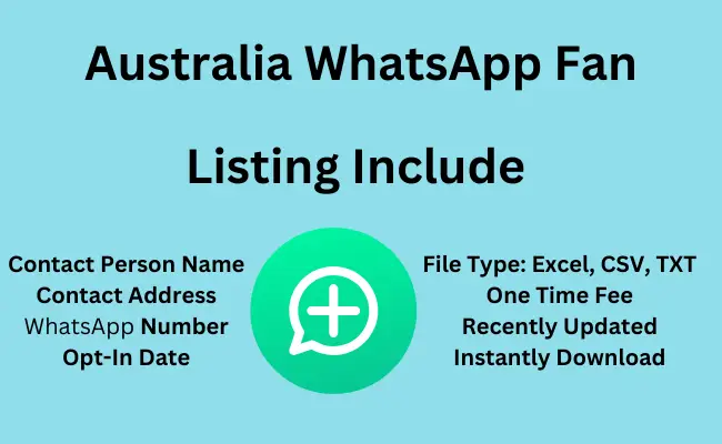 Australia whatsapp fan