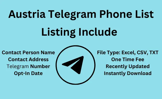 Austria telegram phone list