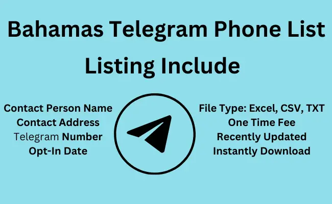 Bahamas telegram phone list