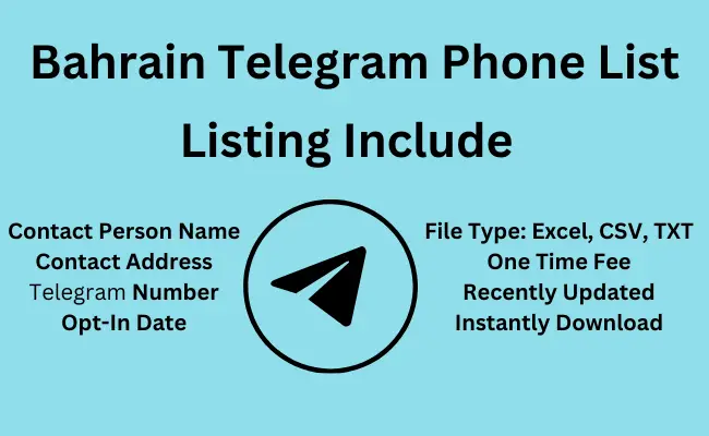 Bahrain telegram phone list