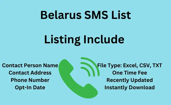 Belarus sms list