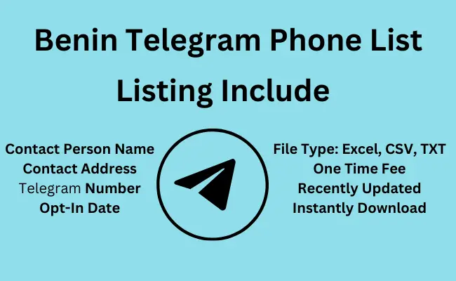 Benin telegram phone list