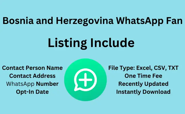 Bosnia and Herzegovina whatsapp fan