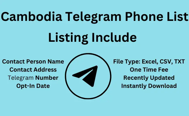 Cambodia telegram phone list