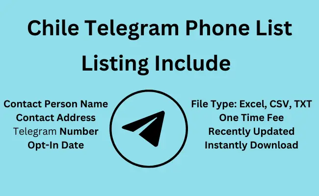 Chile telegram phone list