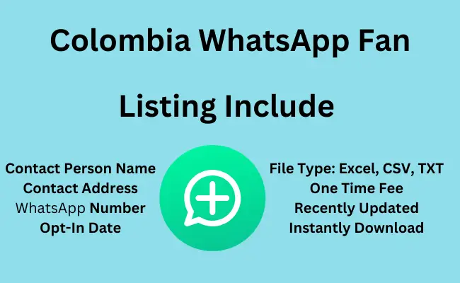 Colombia whatsapp fan