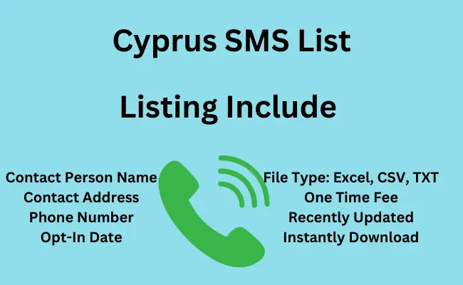 Cyprus sms list