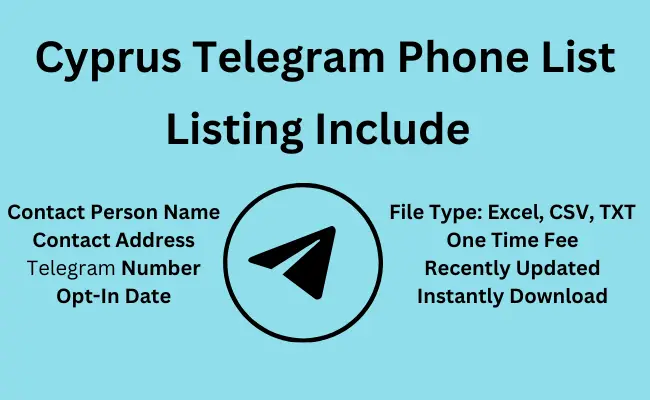 Cyprus telegram phone list