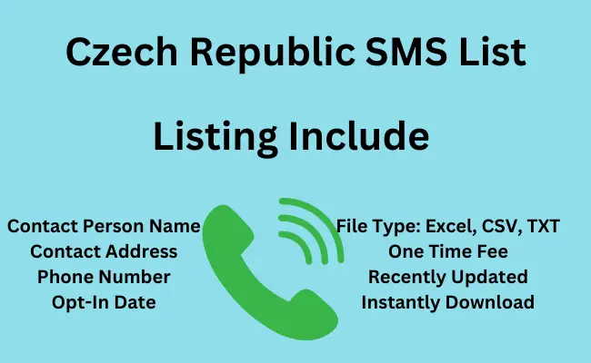 Czech Republic sms list