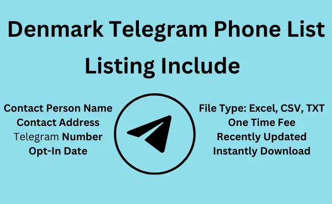 Denmark telegram phone list