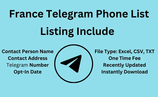 France telegram phone list