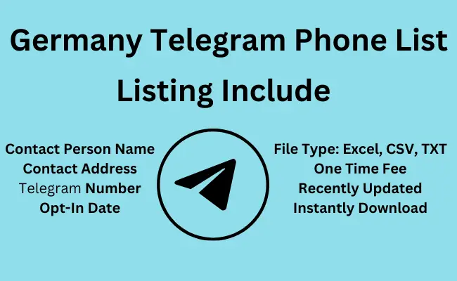 Germany telegram phone list