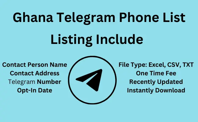 Ghana telegram phone list