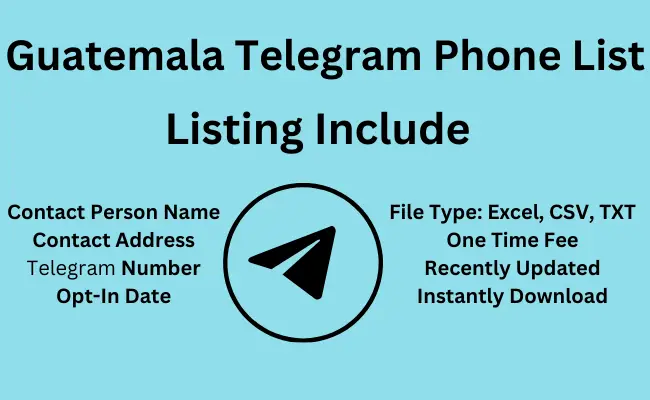 Guatemala telegram phone list