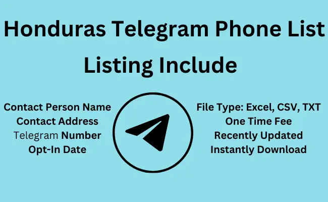 Honduras telegram phone list