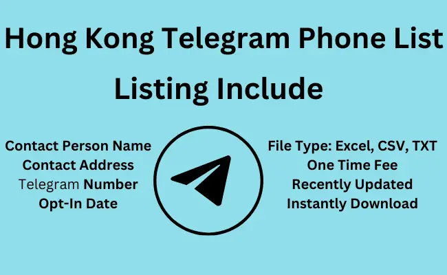 Hong Kong telegram phone list