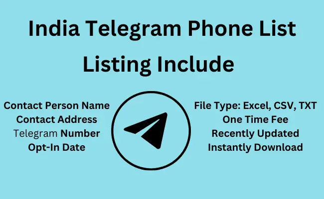 India telegram phone list