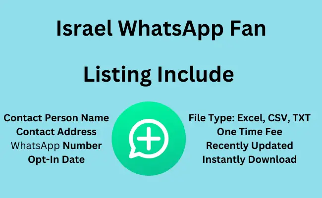 Israel whatsapp fan