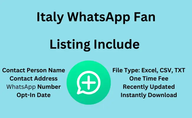 Italy whatsapp fan