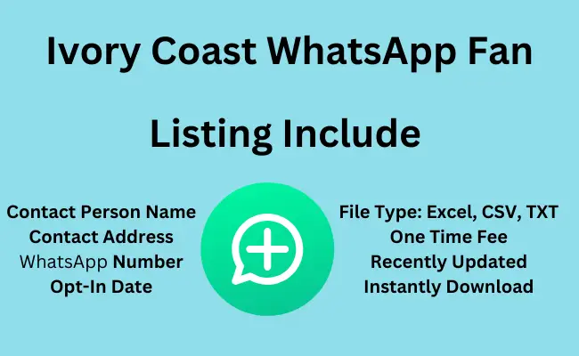 Ivory Coast whatsapp fan