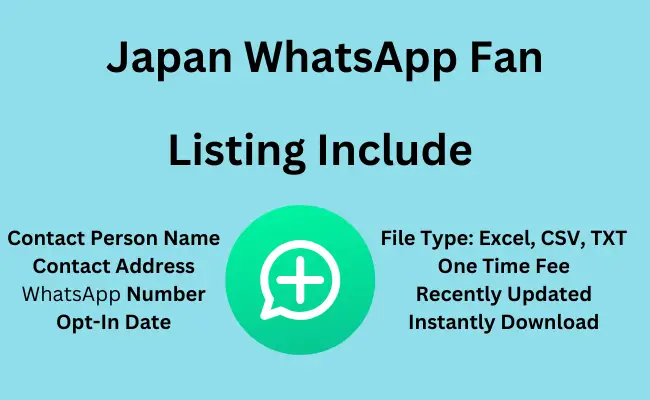 Japan whatsapp fan