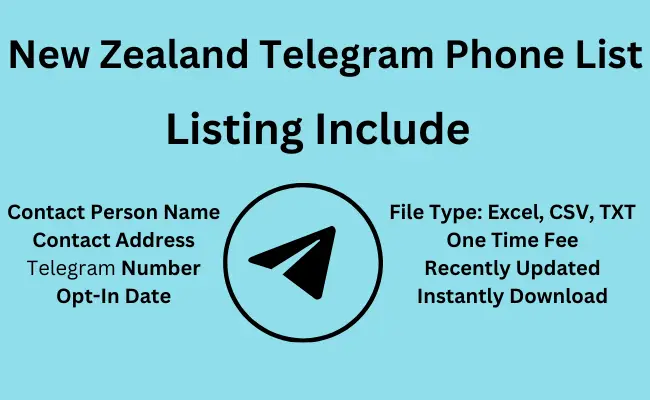 New Zealand telegram phone list