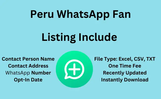 Peru whatsapp fan