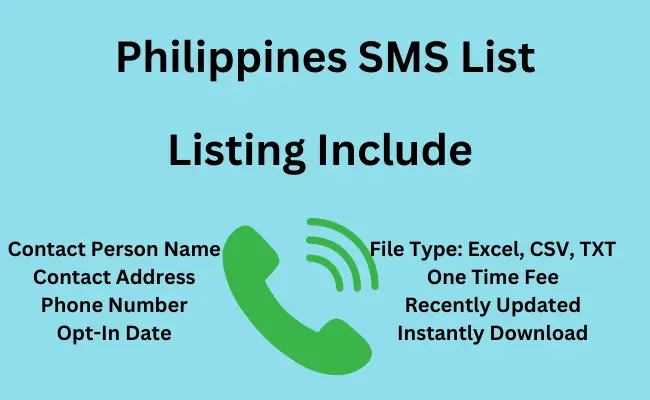 Philippines sms list