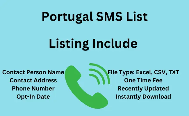 Portugal sms list