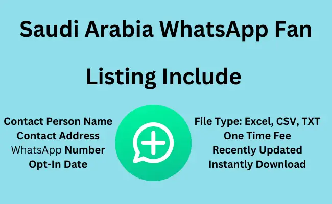 Saudi Arabia whatsapp fan