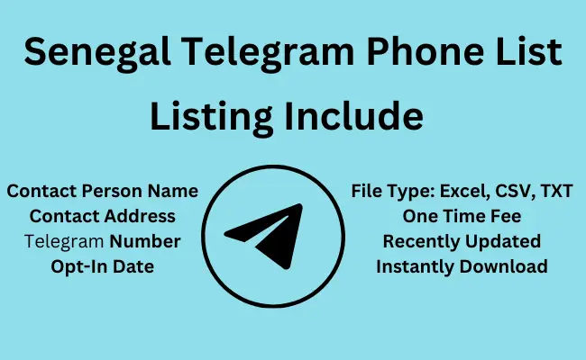 Senegal telegram phone list