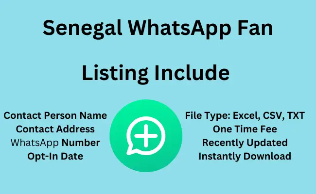 Senegal whatsapp fan