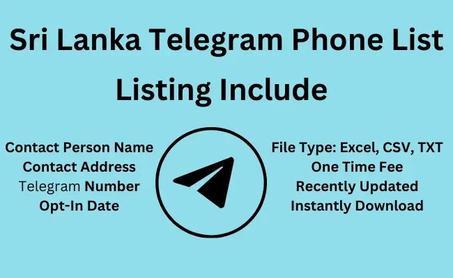 Sri Lanka telegram phone list