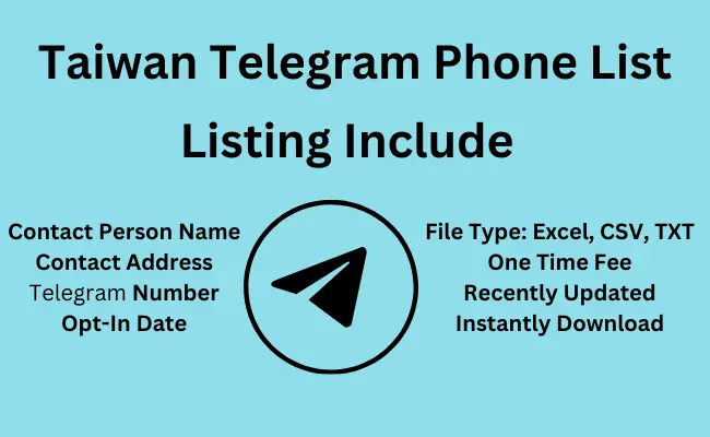 Taiwan telegram phone list