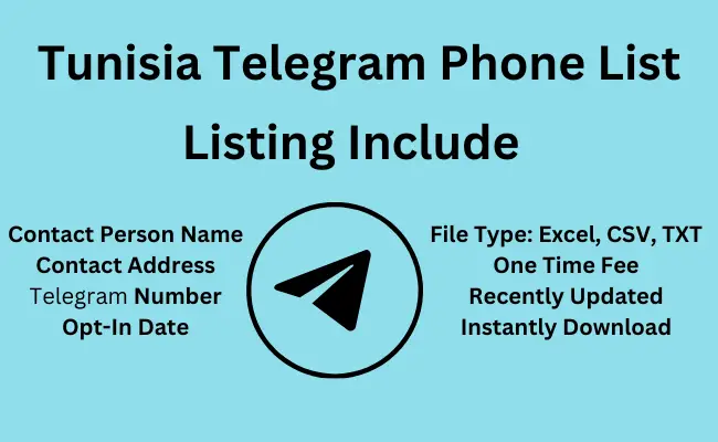 Tunisia telegram phone list