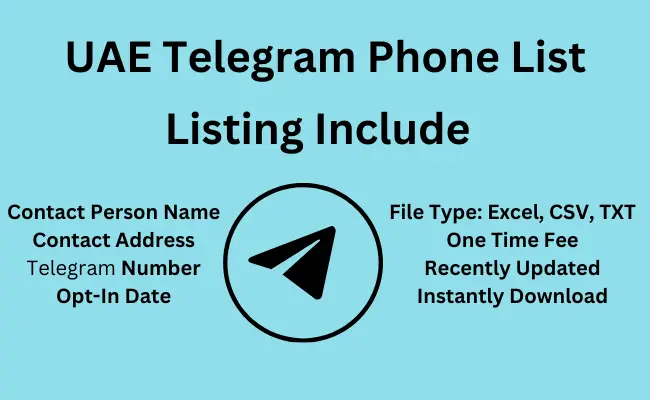 UAE telegram phone list