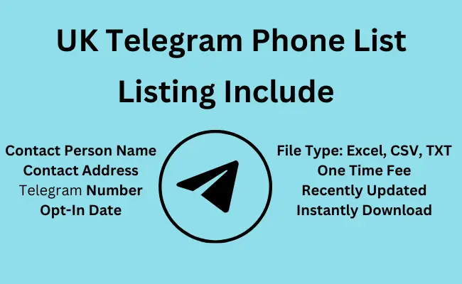 UK telegram phone list