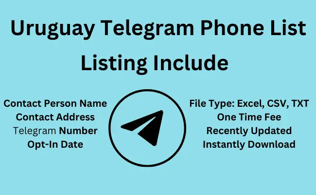 Uruguay telegram phone list