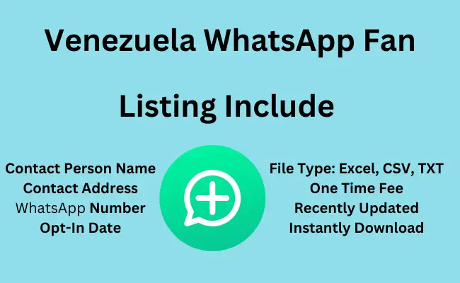 Venezuela whatsapp fan