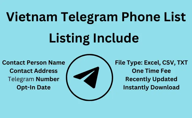 Vietnam telegram phone list